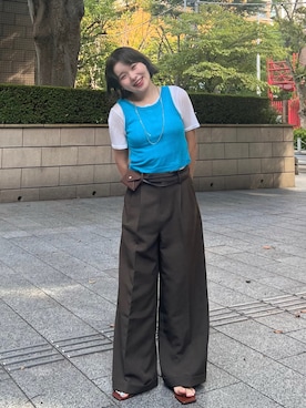 「アイテム（メイクアップ）」を使った、tomoka︎︎︎︎︎☺︎さん（レディース・157cm）の夏コーディネート