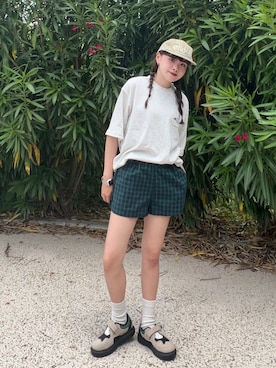 「CASIO（カシオ）のアイテム」を使った、tomoka︎︎︎︎︎☺︎さん（骨格ナチュラル・レディース・157cm）の夏コーディネート