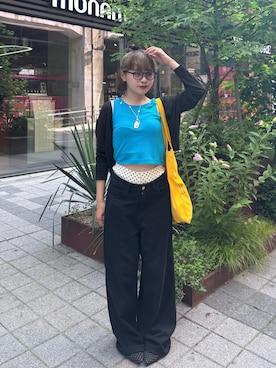 「アイテム（パンプス）」を使った、tomoka︎︎︎︎︎☺︎さん（レディース・157cm）の夏コーディネート