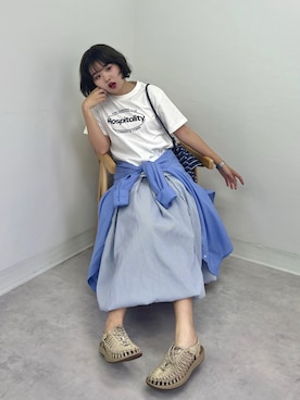 「アイテム（メイクアップ）」を使った、tomoka︎︎︎︎︎☺︎さん（レディース・157cm・20代）の夏コーディネート