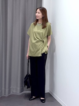 「アイテム（ネックレス、ホワイト系）」を使った、mskyszwさん（レディース・168cm）の夏コーディネート