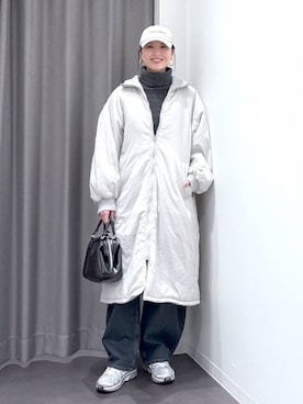 「アイテム（ブルゾン）」を使った、mskyszwさん（レディース・168cm・30代）の冬コーディネート