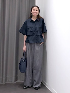 「アイテム（ピアス（両耳用））」を使った、mskyszwさん（レディース・168cm・30代）の夏コーディネート