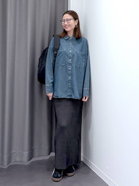 「アイテム（ピアス（両耳用））」を使った、mskyszwさん（レディース・168cm・30代）の秋コーディネート