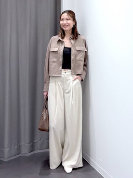 「アイテム（ピアス（両耳用））」を使った、mskyszwさん（レディース・168cm・30代）の秋コーディネート