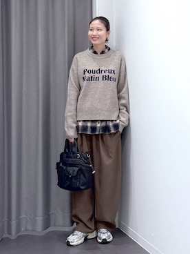 「アイテム（ピアス（両耳用））」を使った、mskyszwさん（レディース・168cm・30代）の冬コーディネート