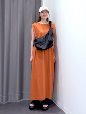 「アイテム（ワンピース/ドレス）」を使った、mskyszwさん（レディース・168cm・30代）の夏コーディネート
