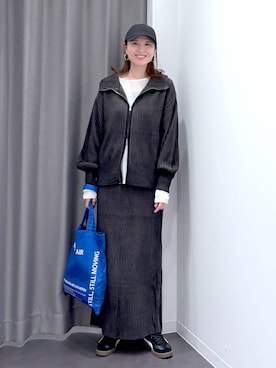 「アイテム（ピアス（両耳用））」を使った、mskyszwさん（レディース・168cm・30代）の秋コーディネート