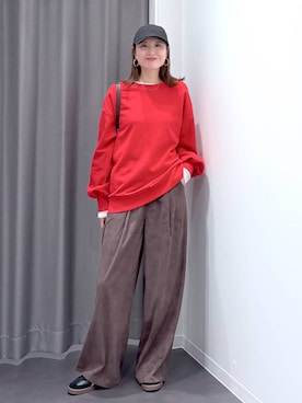 「アイテム（ピアス（両耳用））」を使った、mskyszwさん（レディース・168cm・30代）の秋コーディネート