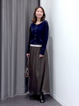 「LAKOLE（ラコレ）のアイテム」を使った、mskyszwさん（レディース・168cm）の秋コーディネート