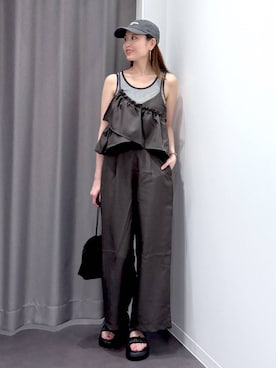 「アイテム（オールインワン・サロペット）」を使った、mskyszwさん（レディース・168cm・30代）の夏コーディネート