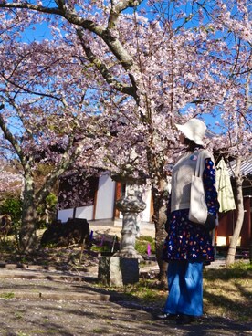 「フレアデニム」｜くれあさん（レディース・158cm）の春コーディネート