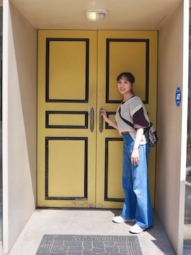 「チチカカ」｜「アイテム（シューズ）」を使った、くれあさん（レディース・158cm）の春コーディネート