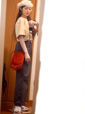 「DOCKERS（ドッカーズ）のアイテム」を使った、くれあさん（レディース・158cm）の夏コーディネート