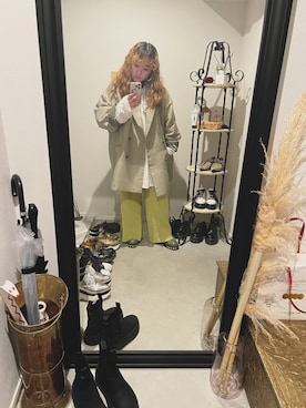 「unrelaxing（アンリラクシング）のアイテム」を使った、azmi ○さん（レディース・151cm）の春コーディネート