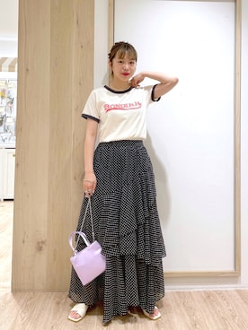 「DISCOAT（ディスコート）のアイテム（ブーツ）」を使った、erina♡さん（レディース・155cm）の夏コーディネート