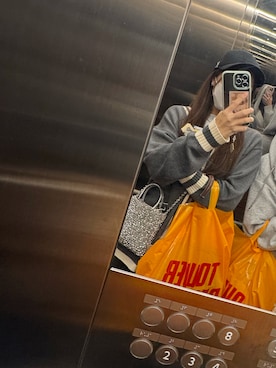 「ANTEPRIMA（アンテプリマ）のアイテム（Bags、シルバー系）」を使った、まさん（レディース・155cm）の夏コーディネート