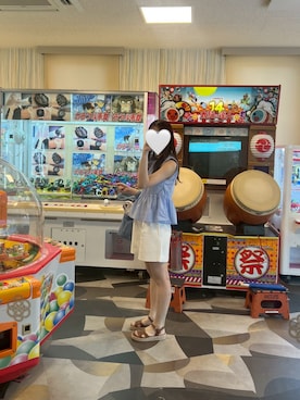 「ZARA（ザラ）のアイテム（サンダル）」を使った、まさん（レディース・155cm）の夏コーディネート