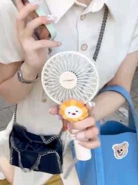 「アイテム（腕時計）」を使った、まさん（レディース・155cm）の夏コーディネート