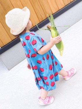 「GAP（ギャップ）のアイテム」を使った、micchiさん（レディース・100cm）の夏コーディネート