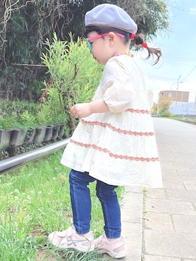 「アイテム（パンツ）」を使った、micchiさん（レディース・100cm）の夏コーディネート