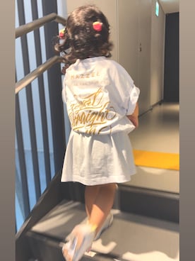 「アイテム（Tシャツ/カットソー）」を使った、micchiさん（レディース・100cm）の夏コーディネート