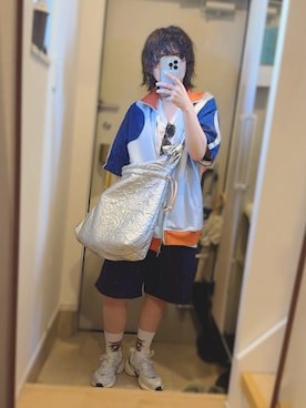「アイテム（その他アウター）」を使った、あきさん（レディース・155cm）の夏コーディネート