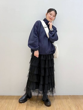 Lunaさん（レディース・154cm）の秋コーディネート