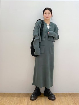 Lunaさん(レディース・155cm)の冬コーディネート