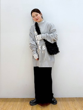 Lunaさん（レディース・155cm）の冬コーディネート