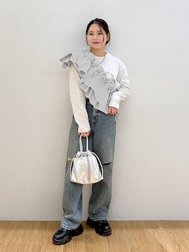 Lunaさん（レディース・155cm）の春コーディネート
