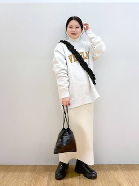 Lunaさん（レディース・155cm）の冬コーディネート