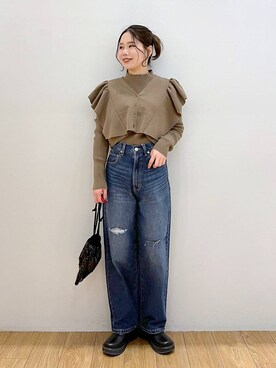 Lunaさん（レディース・155cm）の冬コーディネート