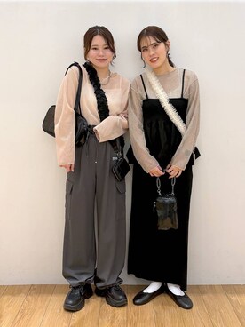 Lunaさん（レディース・155cm）の春コーディネート