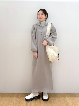 Lunaさん（レディース・155cm）の冬コーディネート