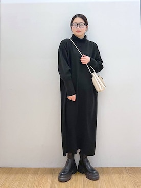 Lunaさん（レディース・155cm）の冬コーディネート