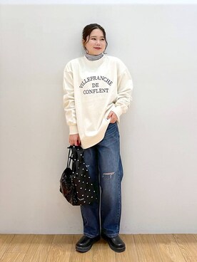 Lunaさん(レディース・155cm)の冬コーディネート