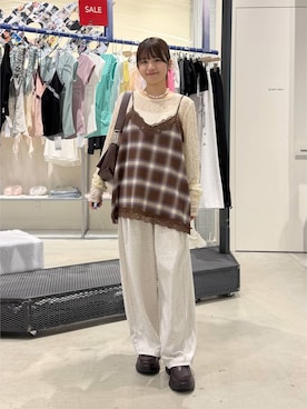 nanakoさん（レディース・156cm）の秋コーディネート