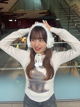 「JEANASIS（ジーナシス）のスラウチミドルブーツ/1052546（ブーツ、ブラック系）」を使った、nanakoさん（レディース・156cm）の秋コーディネート