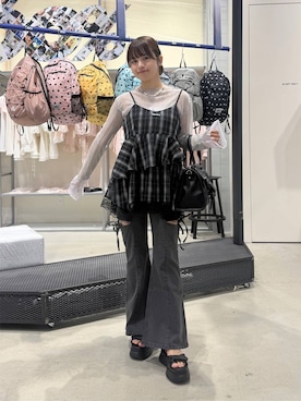 nanakoさん（レディース・156cm）の夏コーディネート