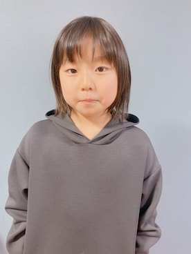「アイテム（パーカー）」を使った、soootaさん（キッズ・130cm）の冬コーディネート