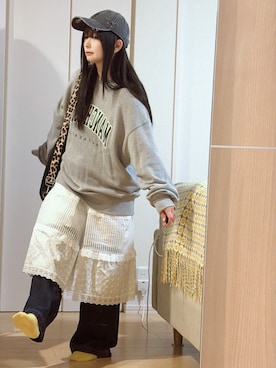 むぅさん（骨格ストレート・レディース・155cm）の秋コーディネート