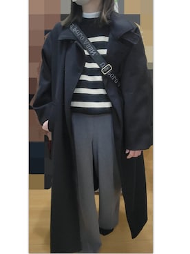 「RETRO GIRL（レトロガール）のアイテム（その他アウター）」を使った、ちやさん（レディース・158cm）の冬コーディネート