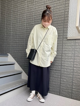 「コーディネート」｜「アイテム（ワンピース/ドレス）」を使った、kanaさん（レディース・158cm）の春コーディネート