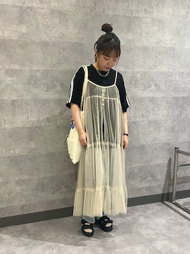 「SMELLY（スメリー）のアイテム」を使った、kanaさん（骨格ストレート・レディース・158cm）の夏コーディネート