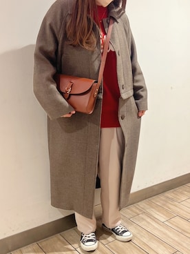 「BEAMS LIGHTS（ビームスライツ）のアイテム（その他アウター）」を使った、_____riririさん（レディース・162cm）の冬コーディネート