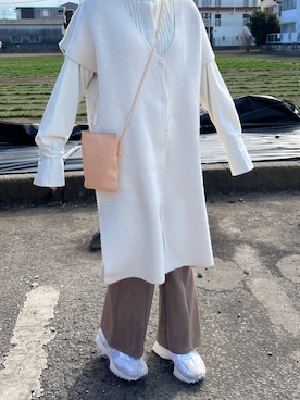 Rさん(レディース・156cm)の冬コーディネート