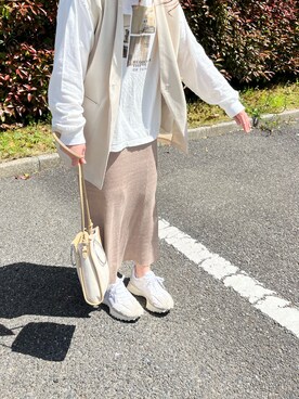 Rさん（レディース・156cm）の春コーディネート