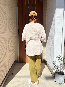 「NEW BALANCE（ニューバランス）のNew Balance WS327K（スニーカー）」を使った、Rさん（レディース・156cm）の秋コーディネート