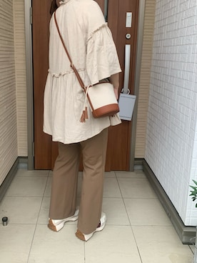 「NEW BALANCE（ニューバランス）のNew Balance WS327K（スニーカー）」を使った、Rさん（レディース・156cm）の秋コーディネート